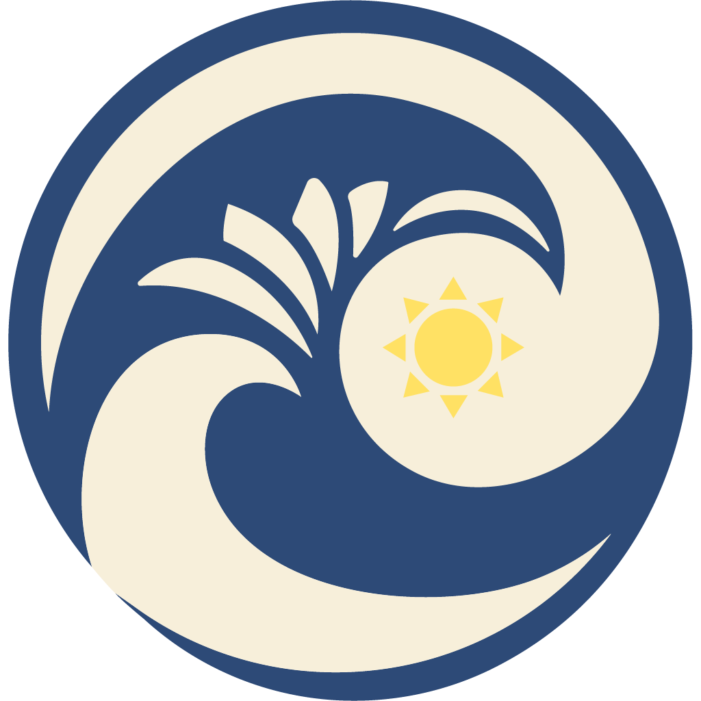 emblem on cream